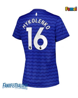 Everton Vitaliy Mykolenko #16 Tricou Fotbal Replică 2025-26 Femei Acasa